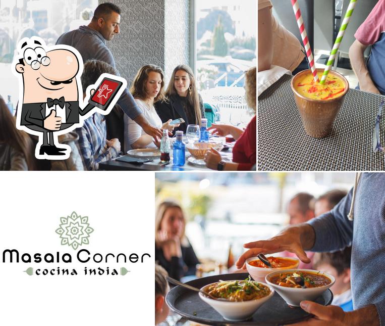 Here's a picture of Masala Corner