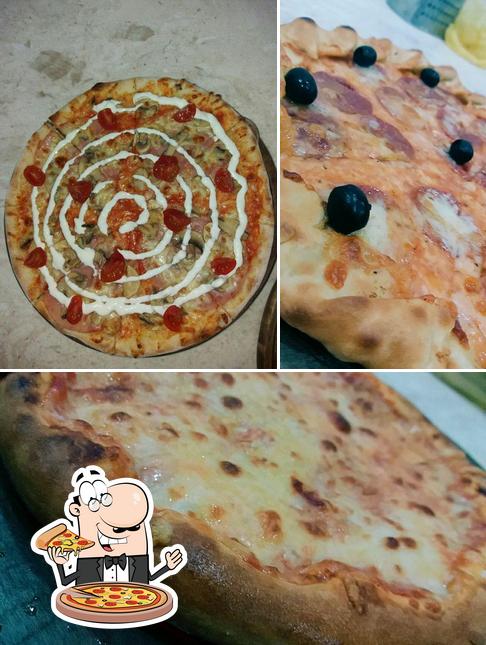 Essayez de nombreux types de pizzas