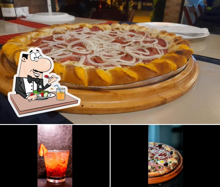 Comida em Donattos Pizzaria e Esfiharia