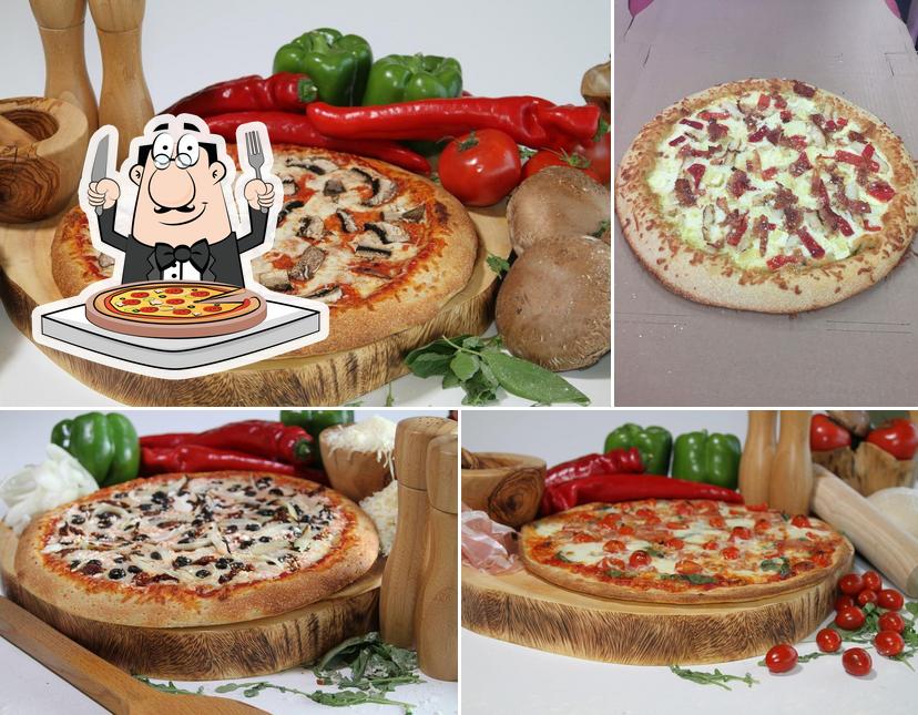 Get pizza at Fabio's Pizza