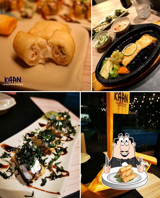 Rolinho primavera em Kaan Japanese Food