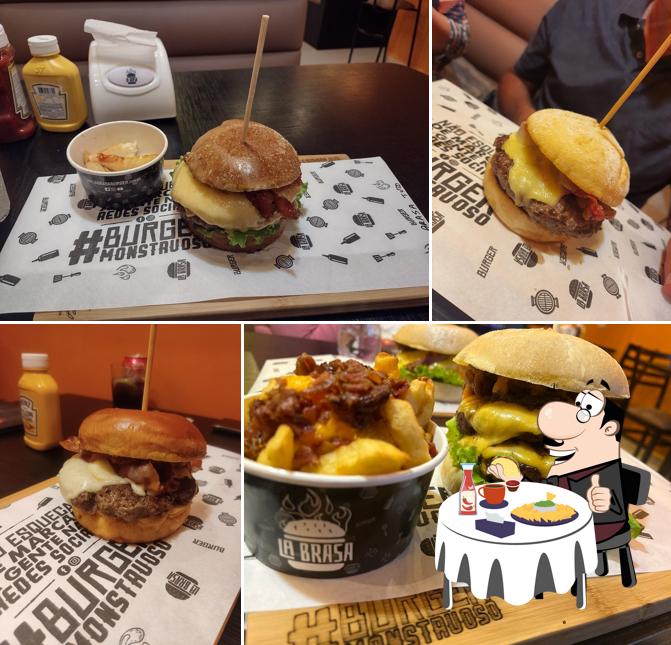 Hambúrguer em La Brasa Burger Americana