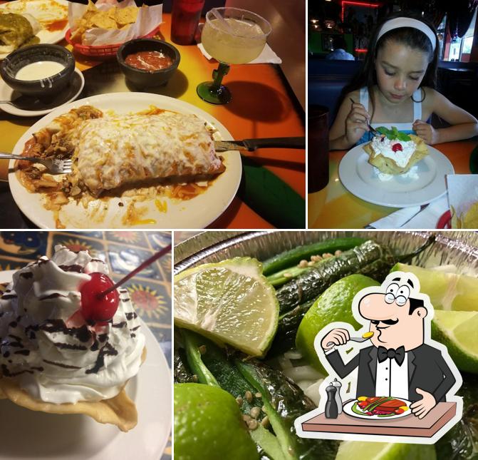 Meals at El Azteca Mexican Restaurant