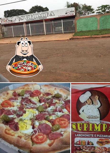 No Lanchonete e Pizzaria Supimpa, você pode provar pizza