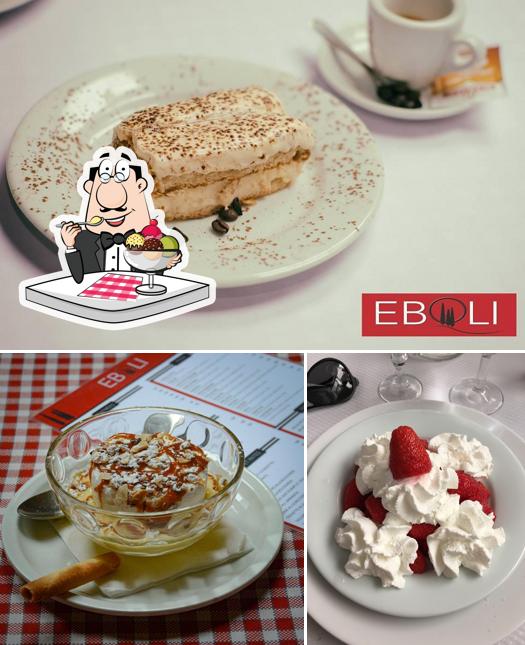 EBOLI offre une éventail de desserts