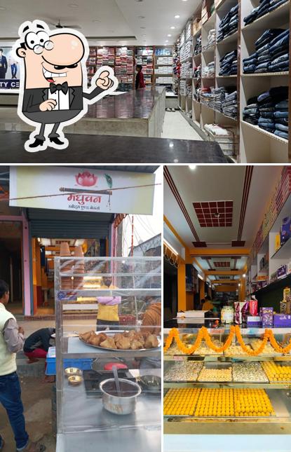 The interior of Madhuvan sweets and bakers