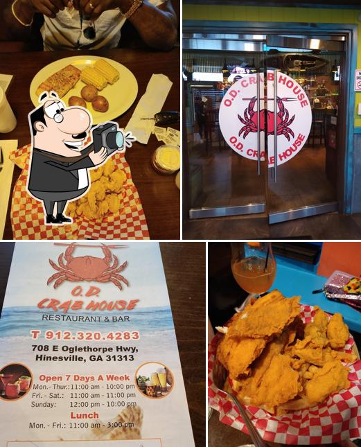OD Crab House, 708 E Oglethorpe Hwy in Hinesville Restaurant menu and