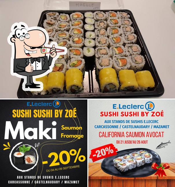 Commandez de nombreuses options de sushi