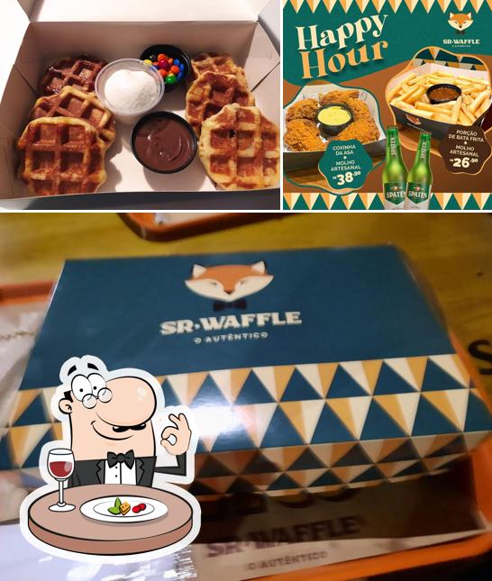 Comida em Sr Waffle