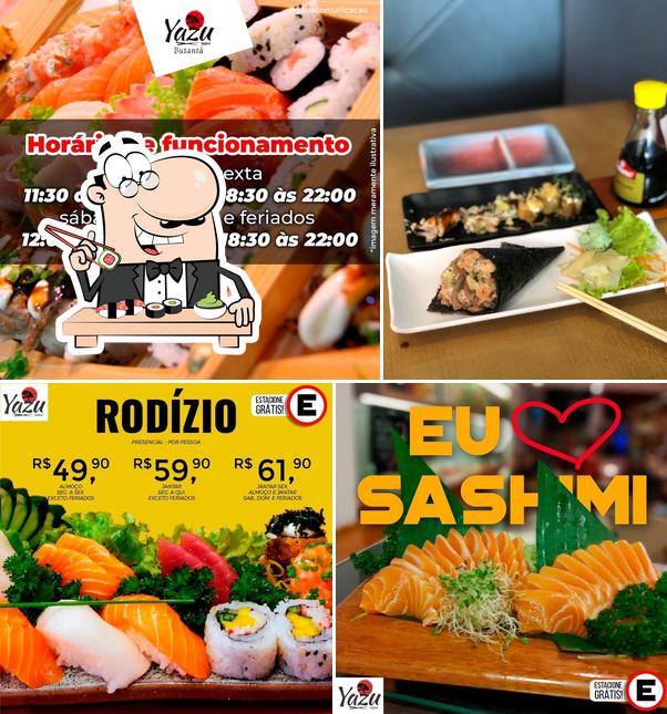 Yazu Sushi Butantã restaurant, São Paulo, R. Salvador Risoleu ...