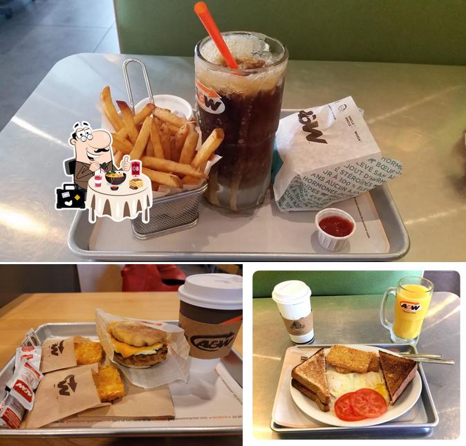 Food at A&W Canada