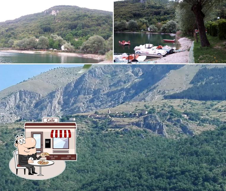 La parte esterna è una caratteristica importante di La Spiaggetta di Scanno