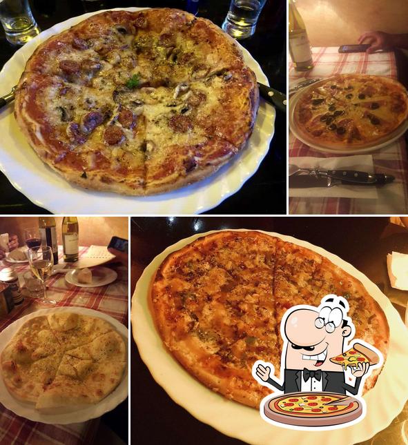 Get pizza at Il Piccolo Restaurant