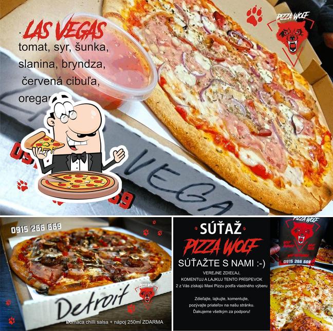 Commandez des pizzas à Pizza Wolf