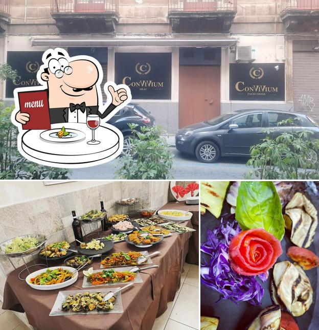 Tra le diverse cose da Convivium Ristorante si possono trovare la cibo e esterno