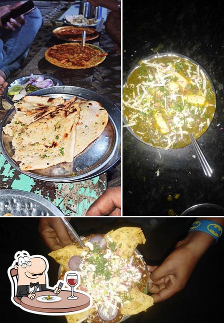 Food at New Haryana Rajasthan Dhaba