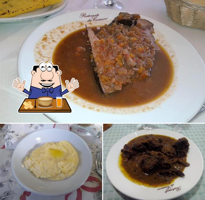 Cibo al Ristorante Da Cesarino - Cassina Valsassina