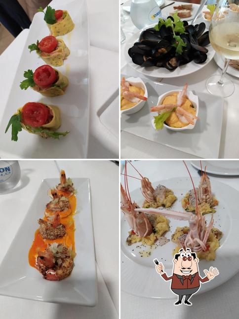 Cibo al Ristorante Porto Corallo