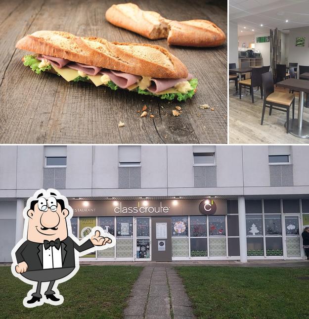 L’image de la intérieur et burger de Class'croute’s