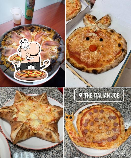 A Pizzeria Italian Job, puoi ordinare una bella pizza