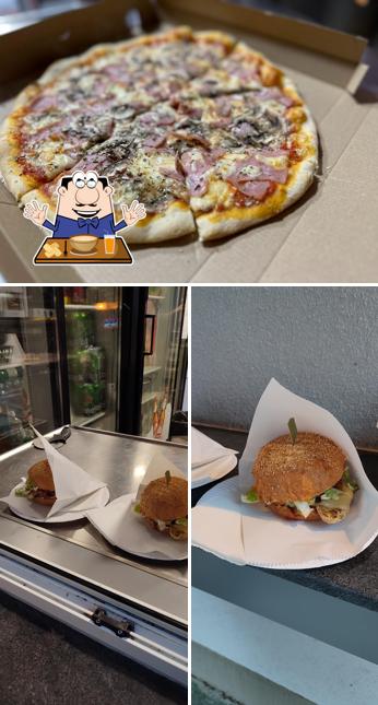 Questa è la immagine che raffigura la cibo e interni di Fast Food Kontra