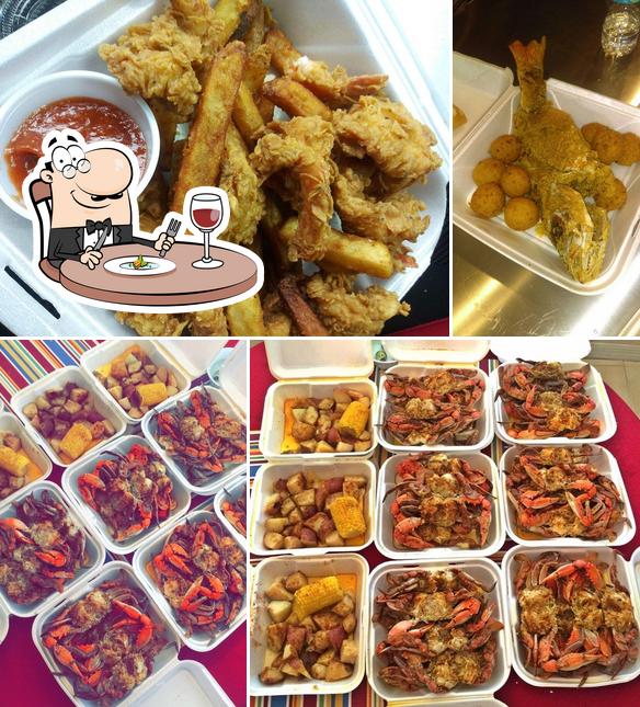 Hnina's Seafood in Sanford Restaurant menu and reviews