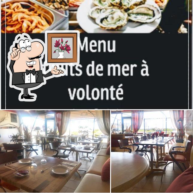 L’image de la intérieur et fruit de mer de Le 730.restoi’s