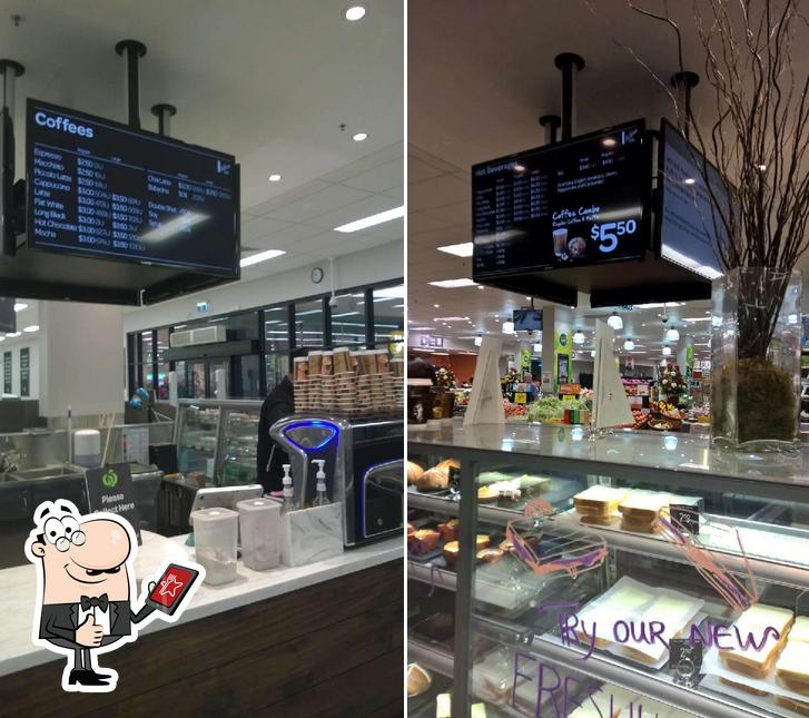 Woolworths Coffee Shop Gasworks in Brisbane City Restaurant menu and