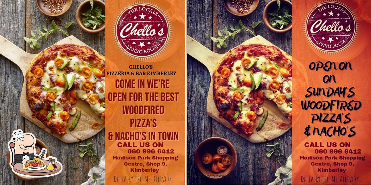 Choisissez des pizzas à Chellos Pizzeria and Bar Kimberley