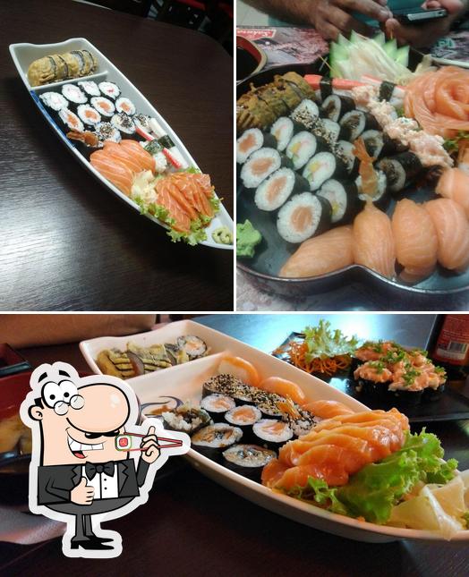 Prove diversas opções de sushi