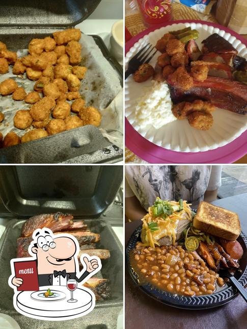 AJ's Meat Market & Smokehouse in Dickinson Restaurant menu and reviews