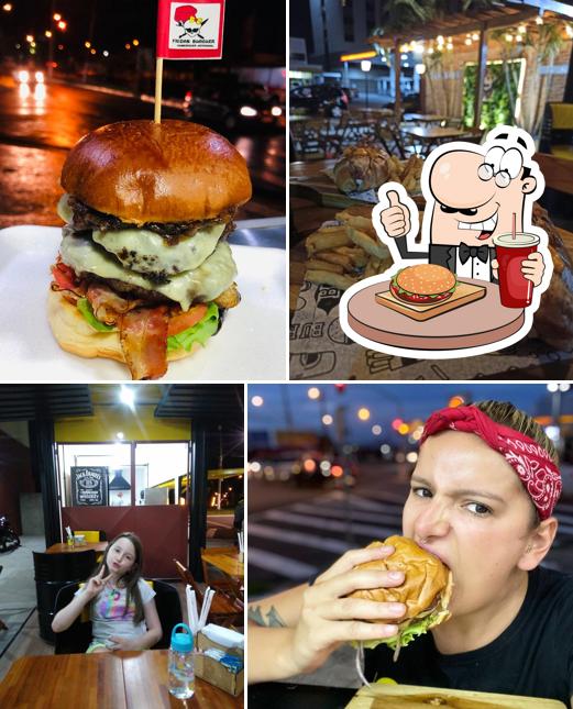 Hambúrguer em Fridas Burguer