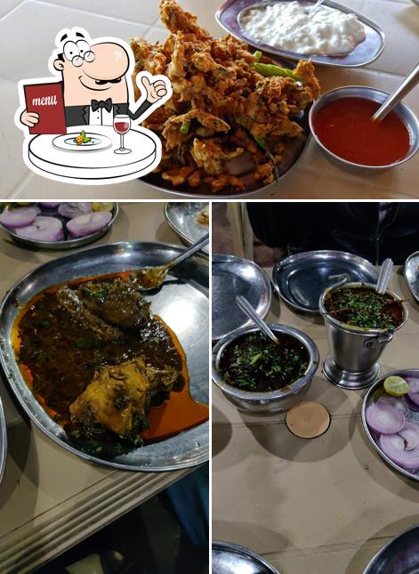 Food at Kaka Ka Dhaba