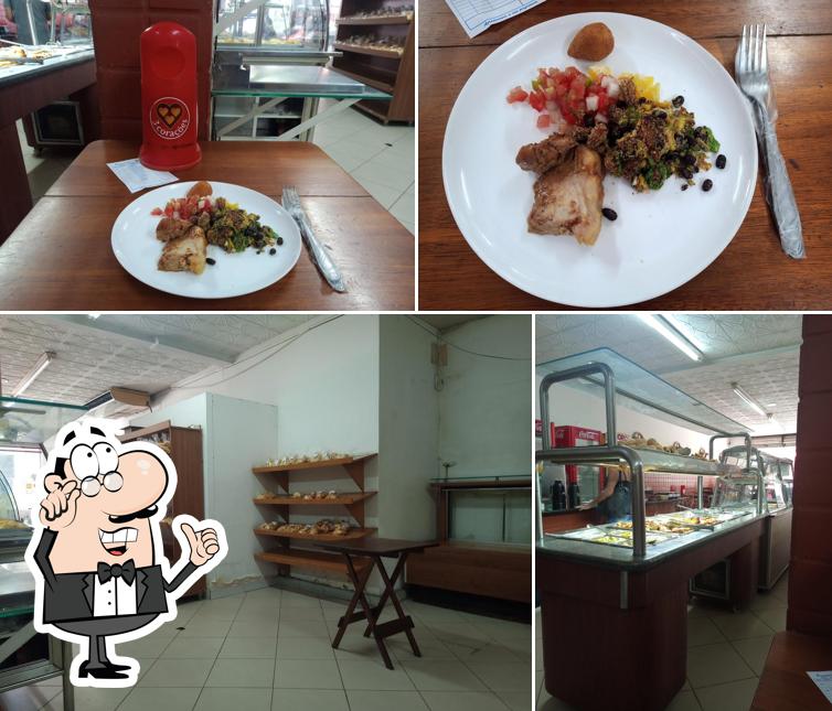 A imagem do Panetteria - Padaria, lanchonete e restaurante’s interior e comida