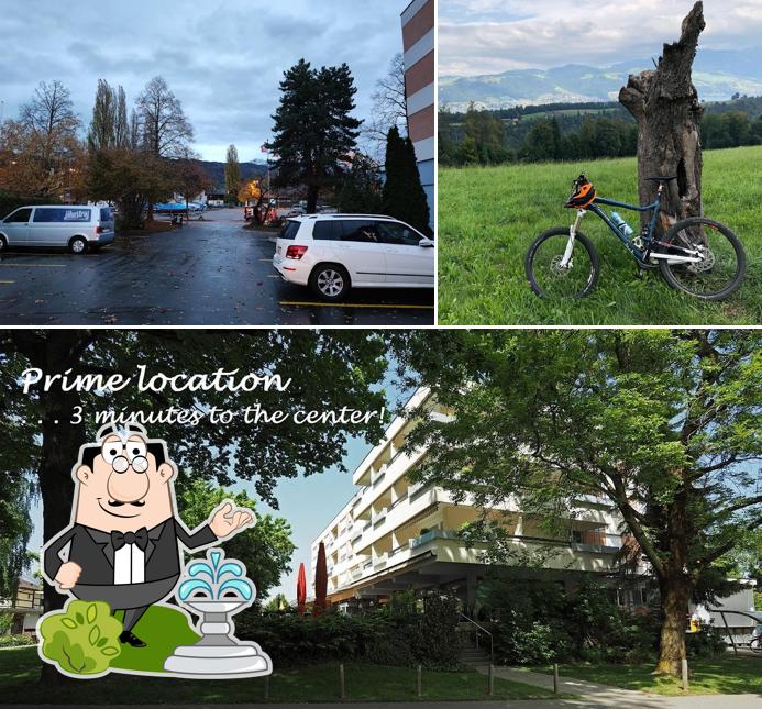 Gli esterni di Hotel Restaurant Holiday Thun