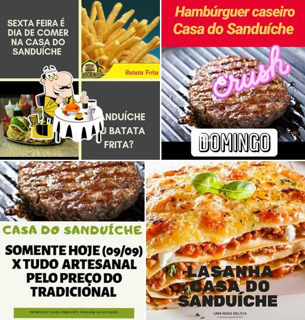 Comida em Casa do Sanduiche Artesanal