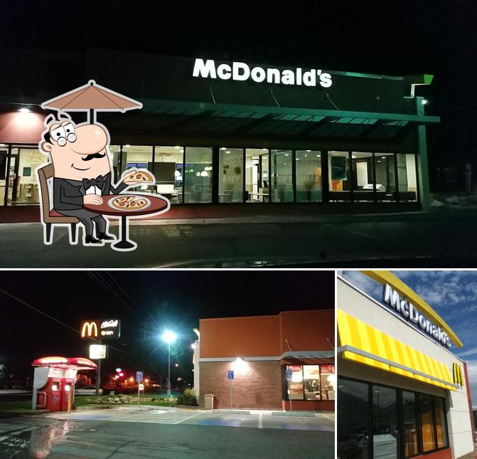 The exterior of McDonald's