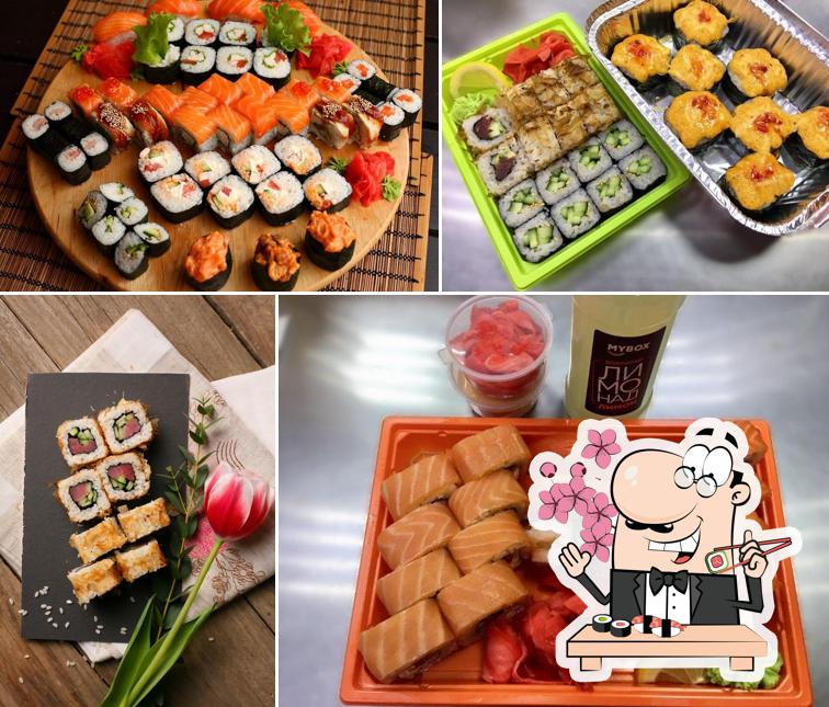 Les sushi sont disponibles à Mybox