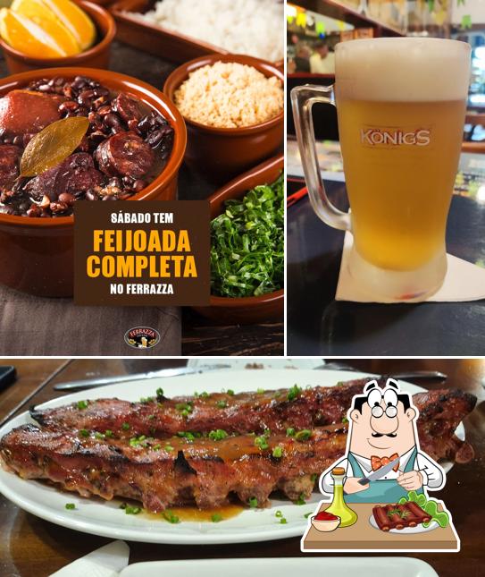 Costelas de porco em Ferrazza Café e Bar