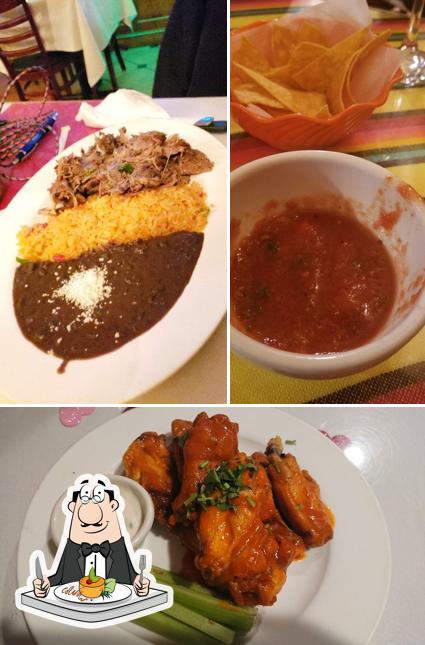 Food at Hot Jalapeno Mexican Restaurant