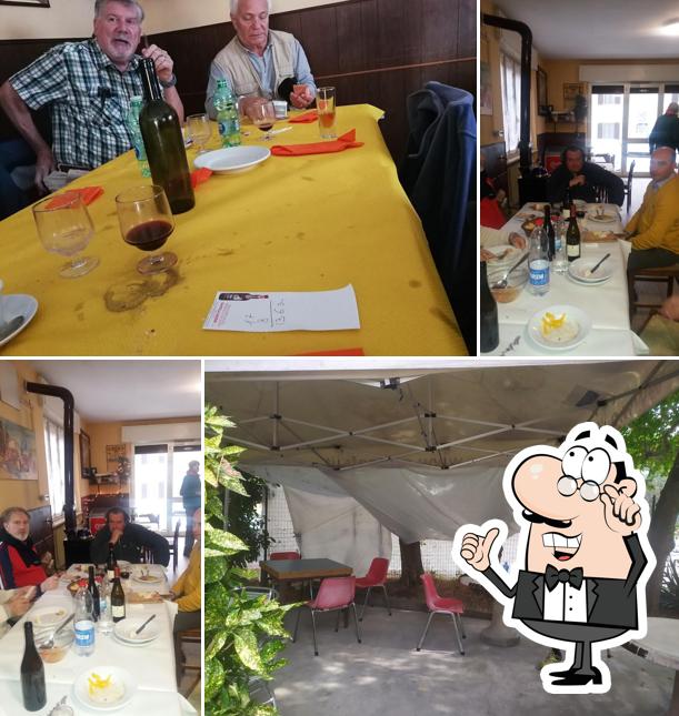 Gli interni di Trattoria Sparpaglione