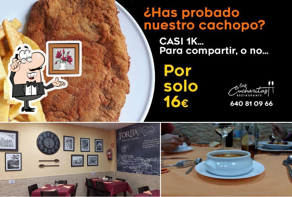 Внутреннее оформление и еда - все это можно увидеть на этом снимке из Restaurante "Las Cucharitas"
