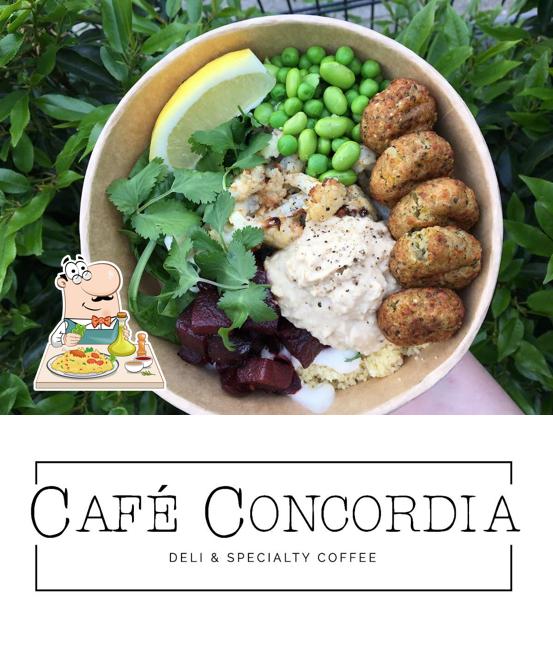 Gerichte im Café Concordia