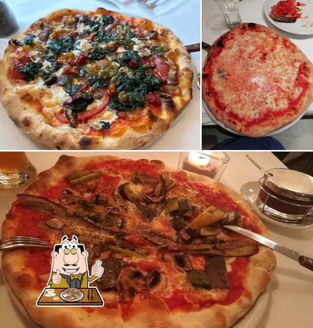 Pick pizza at Pizzeria Italia