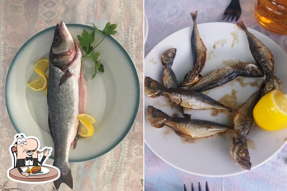 Рибарница Капри bietet eine Speisekarte für Fischliebhaber