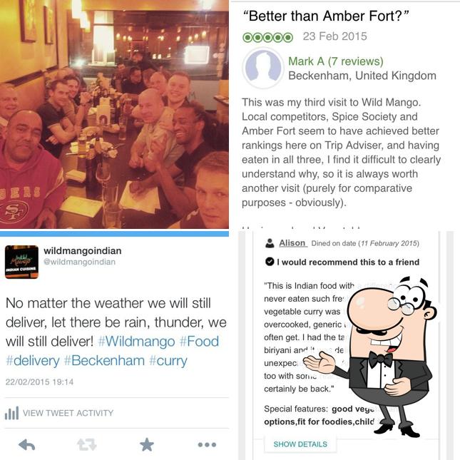 Wild Mango Restaurant in Beckenham Restaurant menu and reviews