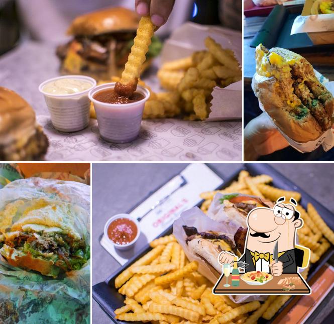 Comida em Original's Smash Burgers (Boulevard Food Park)