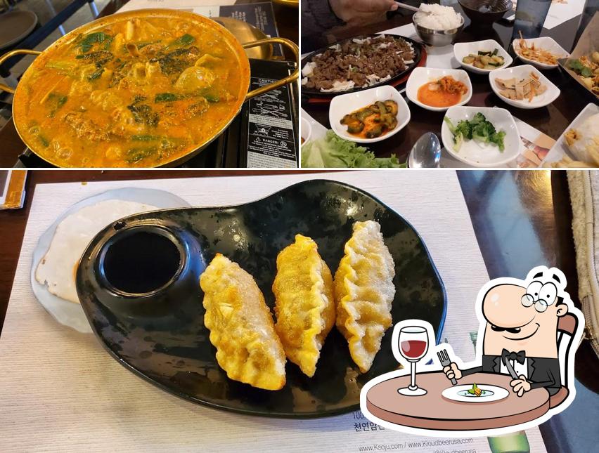 Meals at K Bop Korean Fusion Cafe