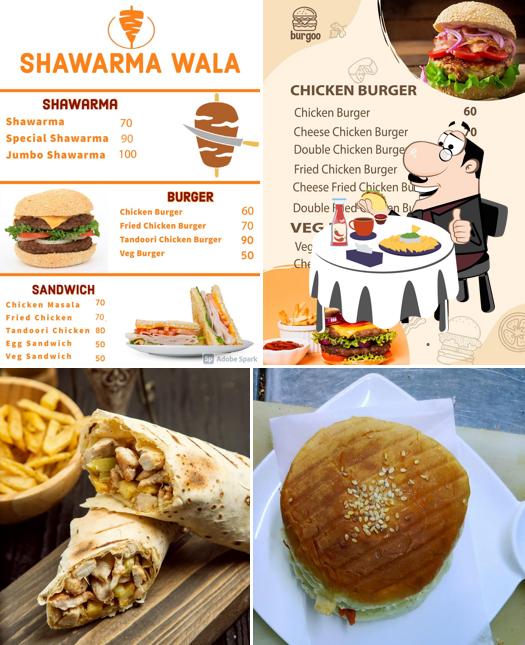 Get a burger at Shawarma Wala