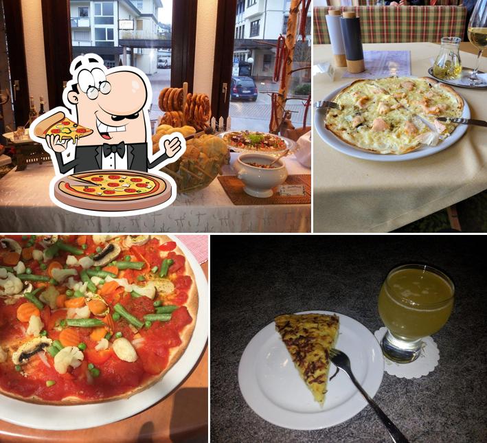 Pide una pizza en Café am Eck Baiersbronn